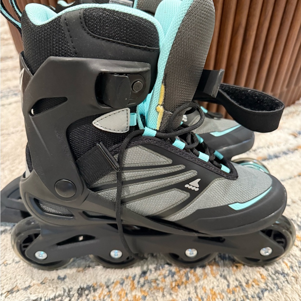 Women's Black and Gray Rollerblades